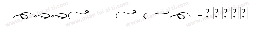 Penna Swashes字体转换